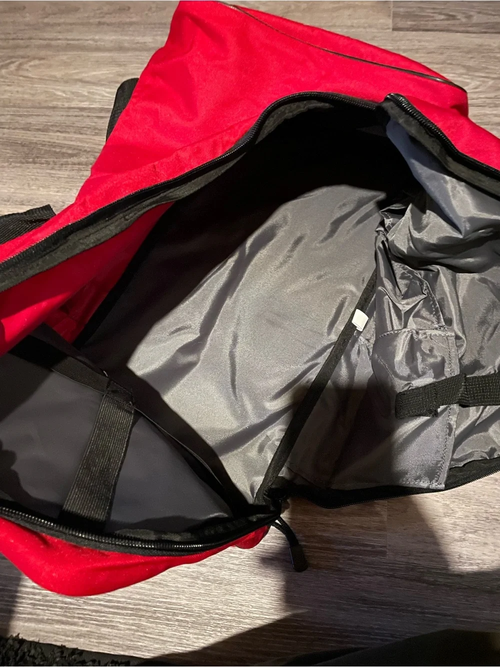 Coleman Red Duffel Bag with Black Accents - Men's Travel Bag